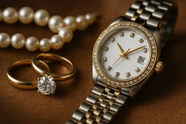 Tijdloze waarde van luxe sieraden en horloges
